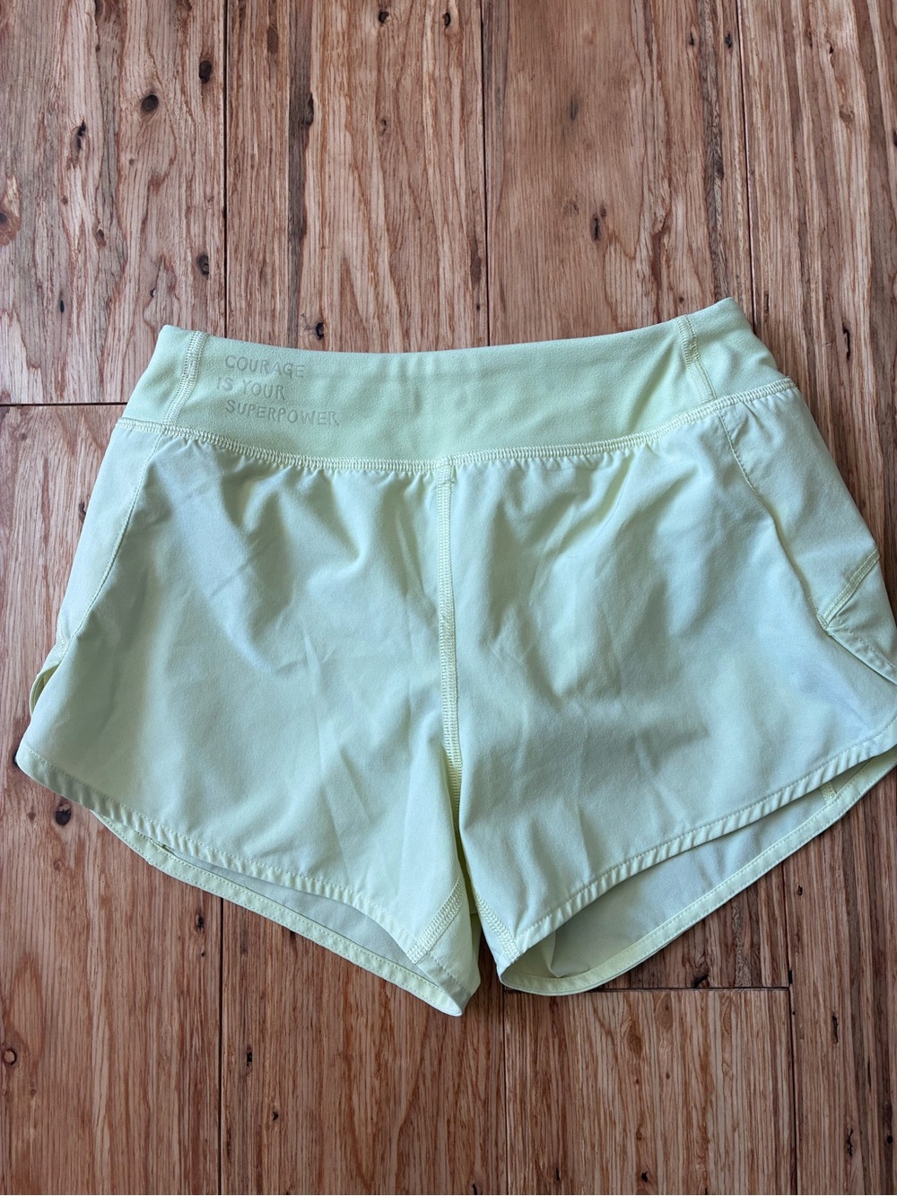 Athleta Girl Run The World Simone Biles Edition Size Medium (8-10) Pale Yellow
